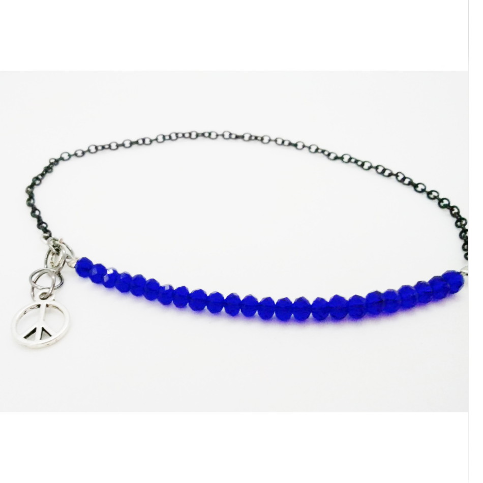 Χειροποίητη γυναικεία αλυσίδα ποδιού XALP-10