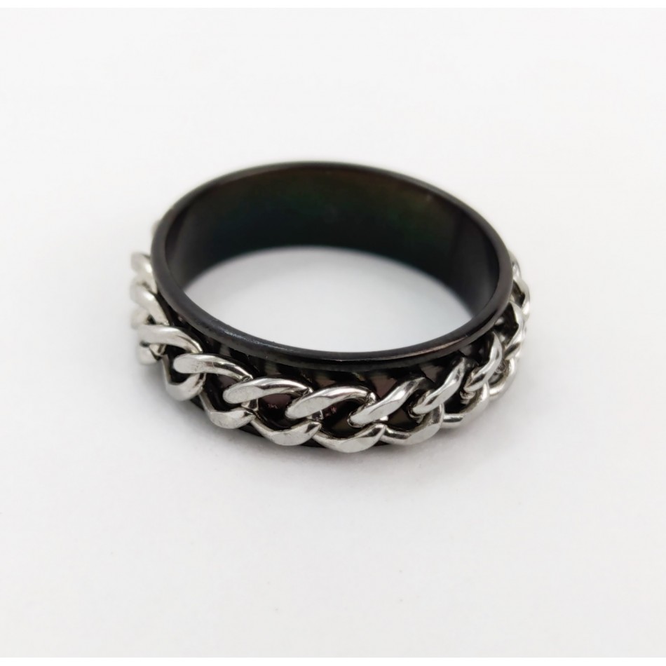 Ανδρικό Ατσάλινο Δαχτυλίδι AND-2