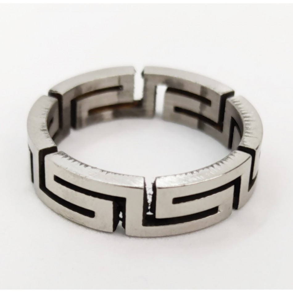 Ανδρικό Ατσάλινο Δαχτυλίδι AND-5