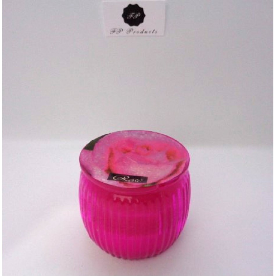 Αρωματικό κερί βάζο με άρωμα Τριαντάφυλλο KAM-7