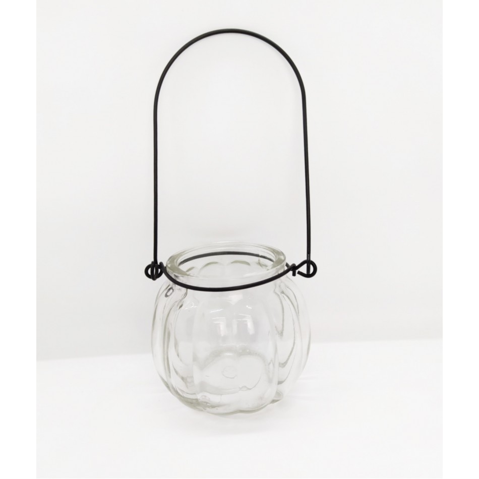 Γυάλινο φαναράκι με μεταλλικό χερούλι για ρεσώ K-10