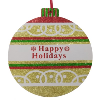 Χριστουγεννιάτικο διακοσμητικό πόρτας Happy Holidays XR-14