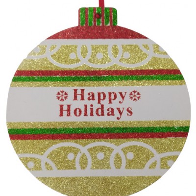 Χριστουγεννιάτικο διακοσμητικό πόρτας Happy Holidays XR-14