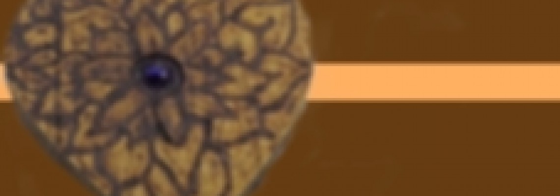 ΘEMA: Ξύλινη καρφίτσα σε σχήμα καρδιάς.